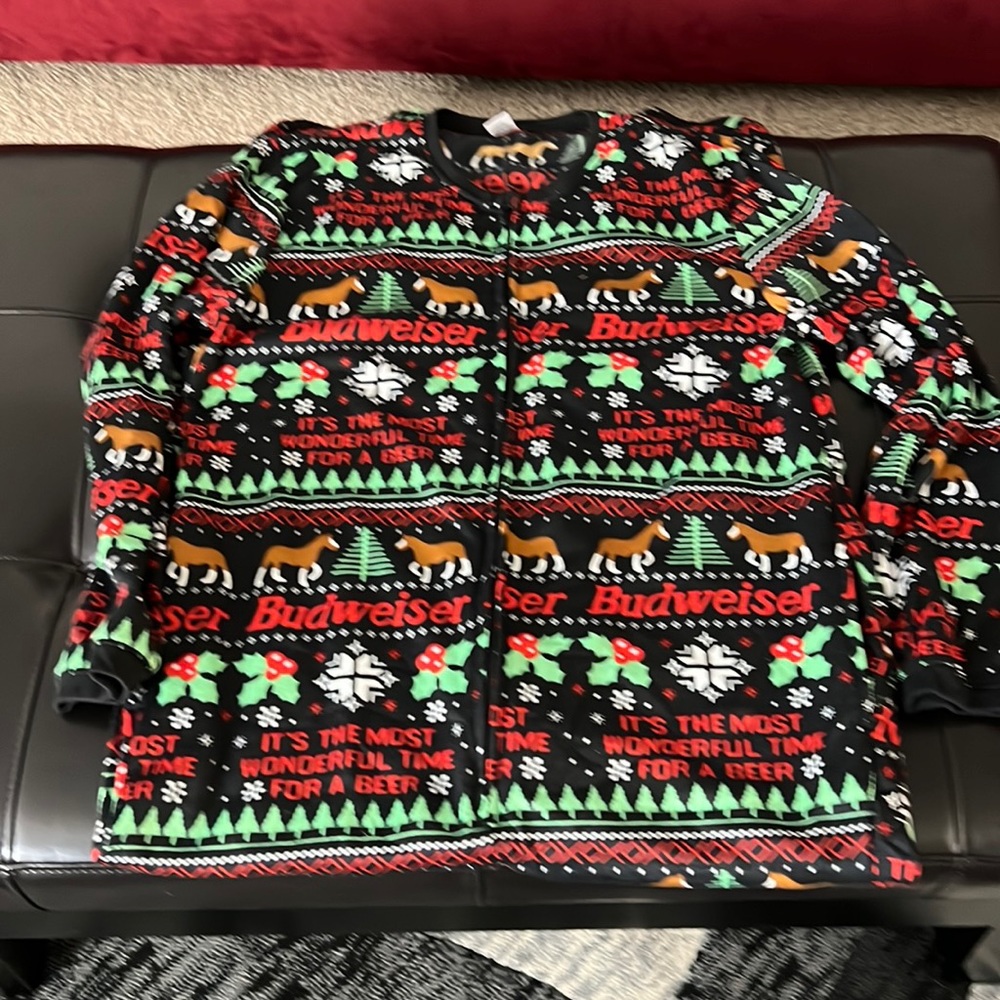 Budweiser Christmas Pajamas